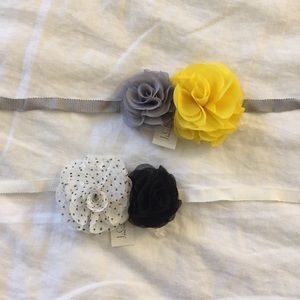 NWT J. Crew Factory Flower Sash (set of 2)